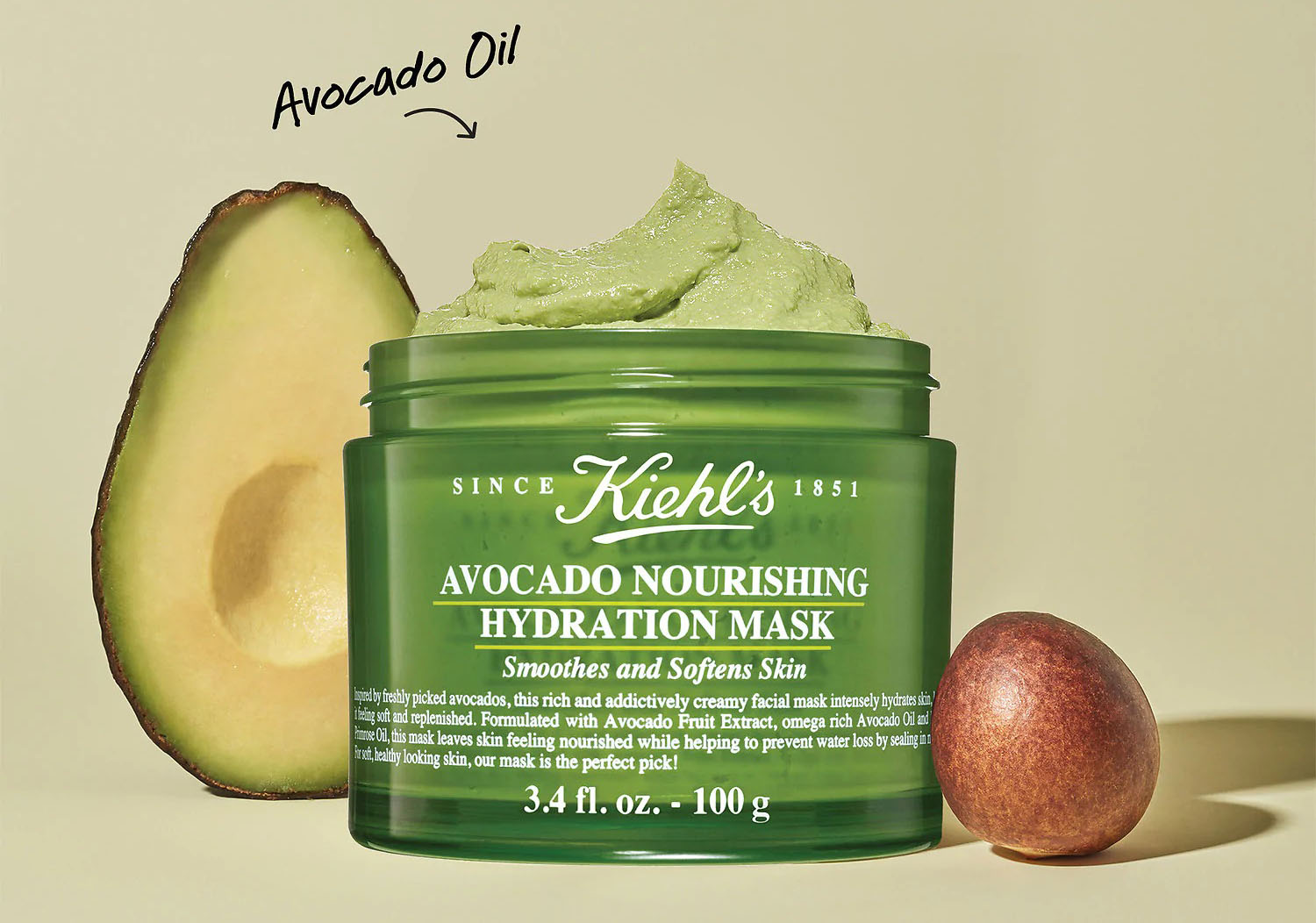 Kiehl's Since 1851 Avocado Nourishing Hydration Mask News BeautyAlmanac